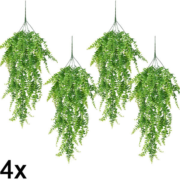 4x Felce artificiale sospesa (80 cm) | FERNY