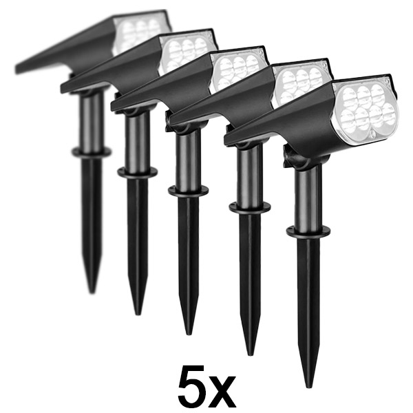 5x Faretto solare da esterno | SPOTIKE