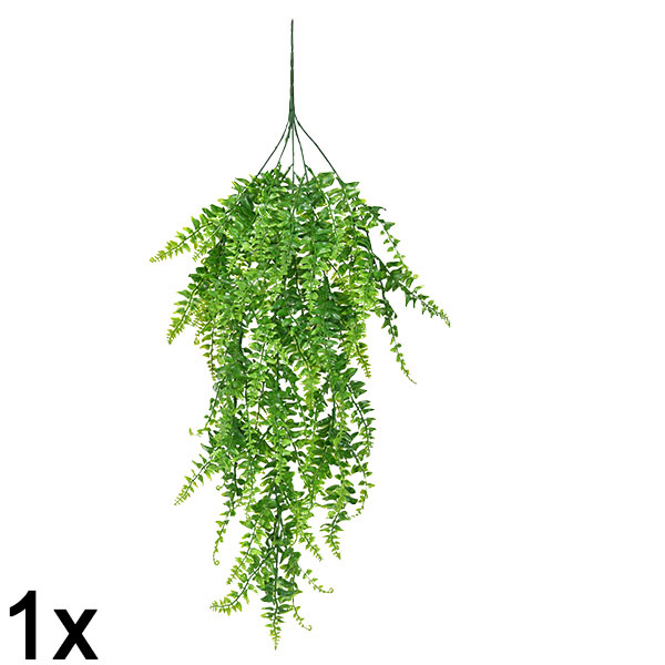 1x Felce artificiale sospesa (80 cm) | FERNY