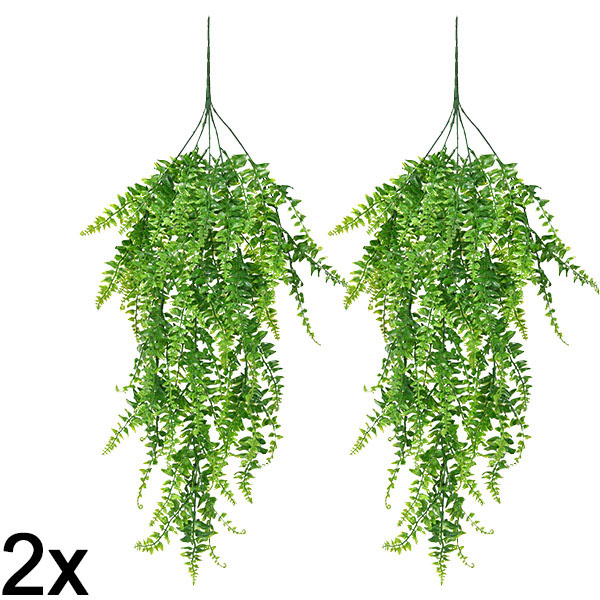 2x Felce artificiale sospesa (80 cm) | FERNY