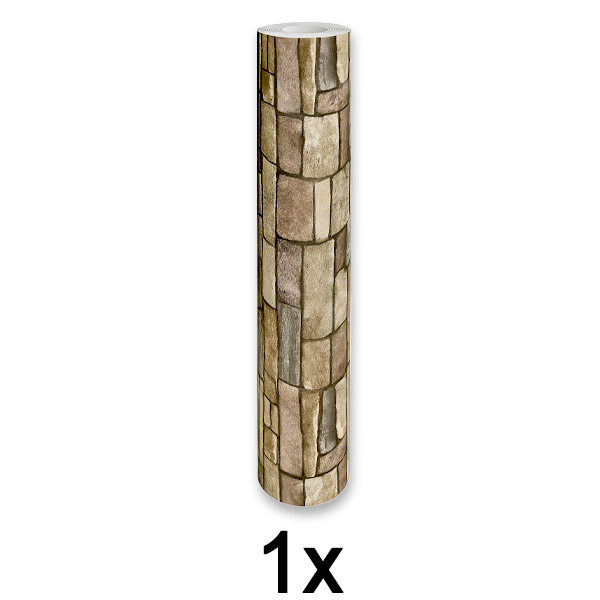 1x Pannello da Parete Adesivo 3D Effetto Mattone | WALLCORWRAP
