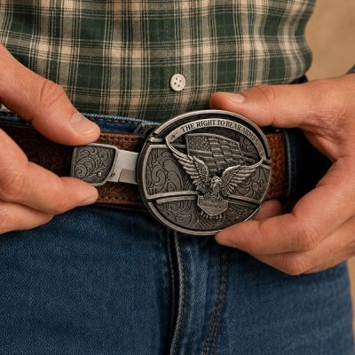 Cintura in pelle con coltello nascosto | KOWORA